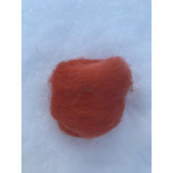 Combed wool orange