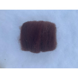 Combed wool brown