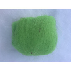 Combed wool spring green