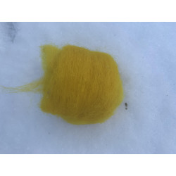 Combed wool yellow