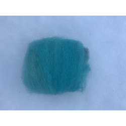 Combed wool blue