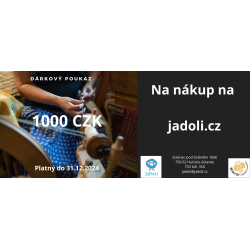 Dárkový poukaz 1000 CZK