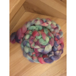 Hand dyed roving of Czech...