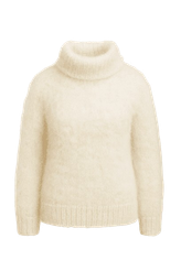 Ručně předený svetr ze srsti angorského králika