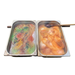 Kurz barvení živočíšnych vláken