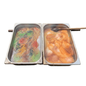 Kurz barvení živočíšnych vláken