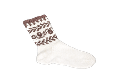 Tradiční vyplétané vlněné ponožky