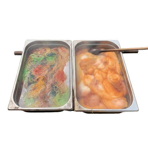 Kurz barvení živočíšnych vláken