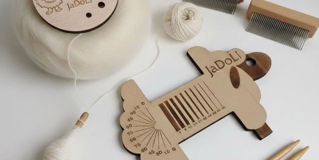 Produkty značky Jadoli pro tvoření z vlny