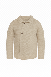 Ručne pradený a pletený vlnený sveter